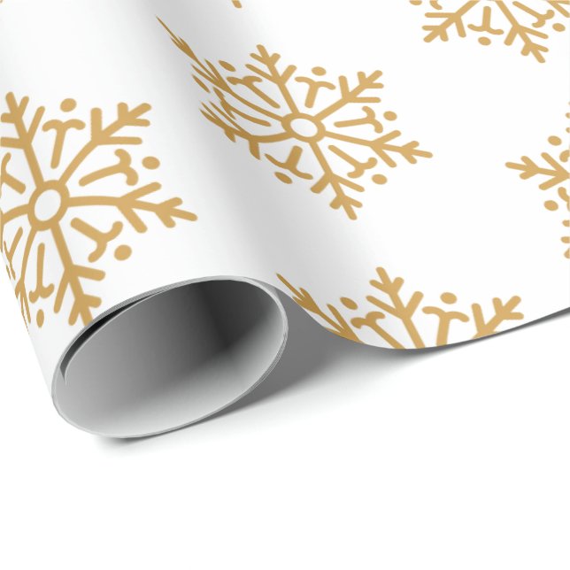 Christmas Wrapping Paper-Snowflakes Wrapping Paper (Roll Corner)