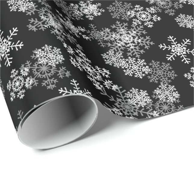 Christmas Wrapping Paper-Snowflakes Wrapping Paper (Roll Corner)