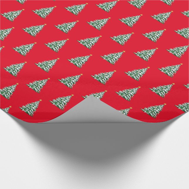 Christmas Wrapping Paper-Tree Wrapping Paper (Corner)
