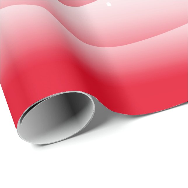 Christmas Wrapping Paper with Christmas Snow (Roll Corner)
