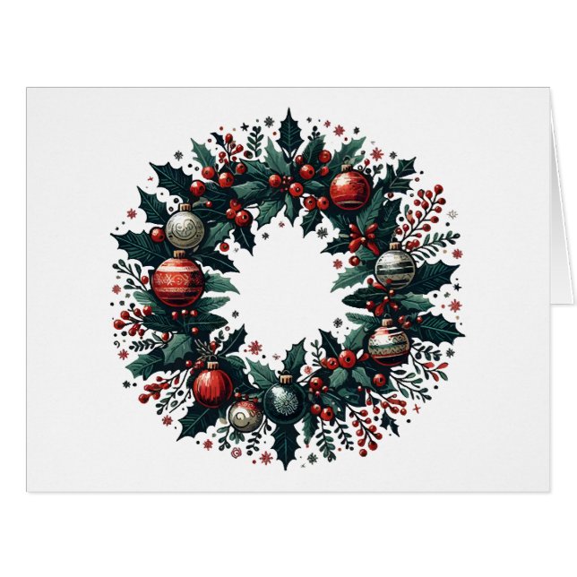 Christmas Wreath (Front Horizontal)