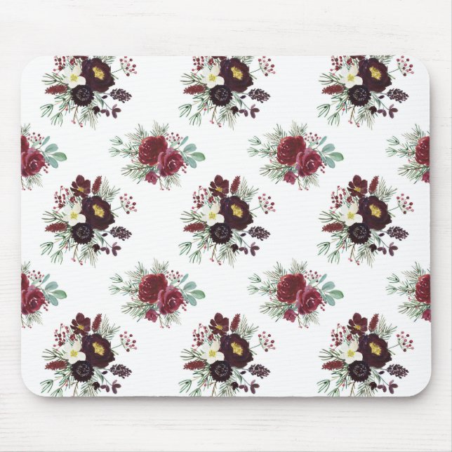 Christmas Wreath Art Mouse Pad (Front)
