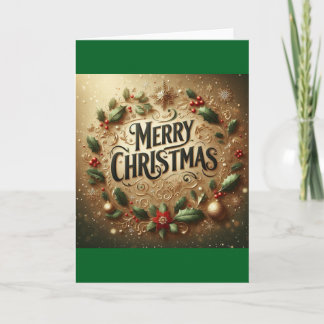 Christmas Wreath Card