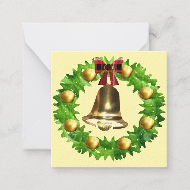Christmas Wreath Card (Front)
