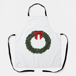 Christmas Wreath Classic Apron
