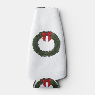 Christmas Wreath Classic Bottle Cooler