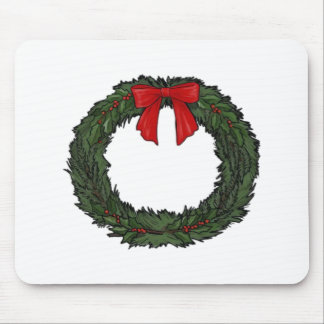 Christmas Wreath Classic Mouse Pad