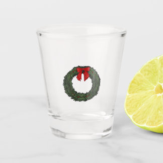 Christmas Wreath Classic Shot Glass