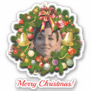 Christmas Wreath Customized With Your Photo