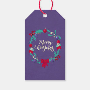 Christmas Wreath Gift Tags