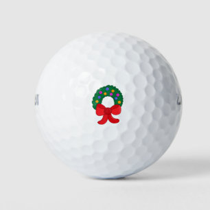 Christmas Wreath Golf Balls