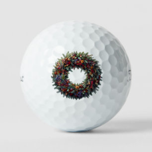 Christmas Wreath Golf Balls