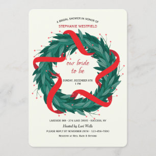 Christmas Wreath Invitation