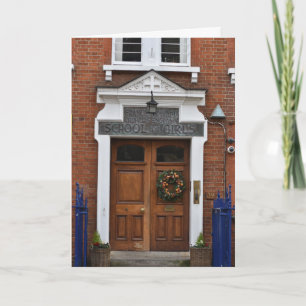 Christmas Wreath London Architecture Photography Card