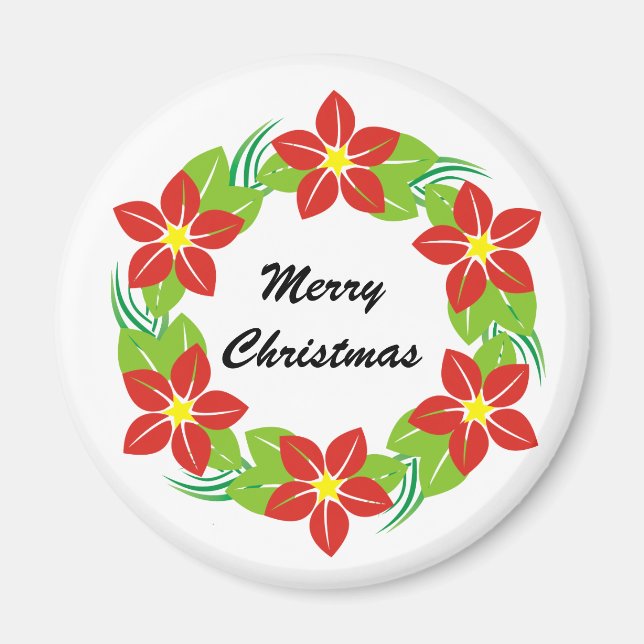 Christmas Wreath Magnet (Front)