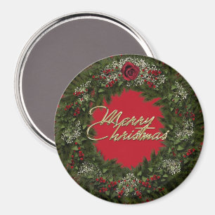 Christmas Wreath Magnet