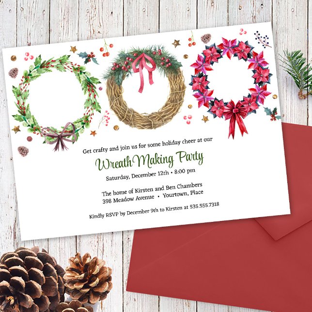 Christmas Wreath Making Holiday Party (Creator Uploaded)