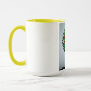 Christmas Wreath Mugs
