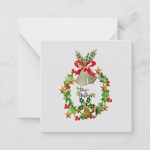 Christmas Wreath Note Card