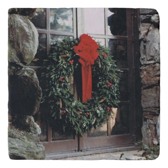 Christmas Wreath Trivet (Front)