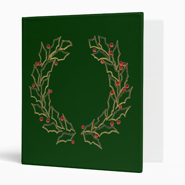 Christmas Wreaths Binder (Front/Inside)