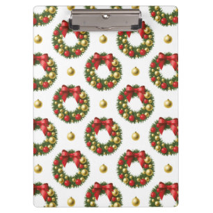 Christmas Wreaths Clipboard