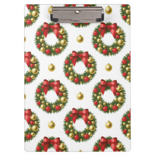 Christmas Wreaths Clipboard