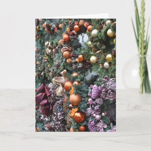 Christmas Wreaths London UK Festive Season Card