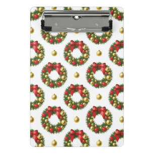 Christmas Wreaths Mini Clipboard