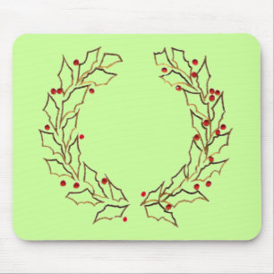 Christmas Wreaths Mouse Pad