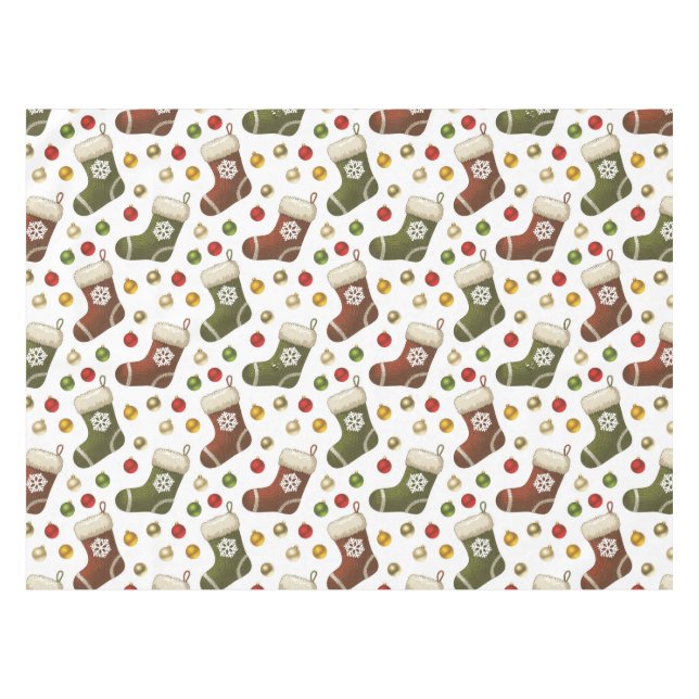 Christmas Wreaths Tablecloth (Front (Horizontal))