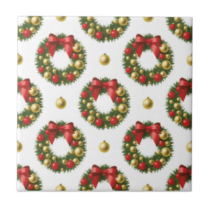 Christmas Wreaths Tile