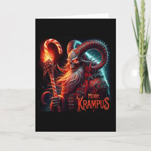 Christmas Xmas Horror Krampus Dark Merry Krampus M Card