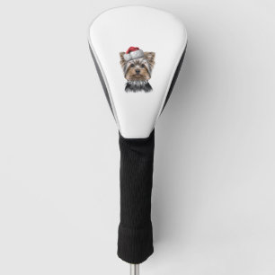 Christmas Yorkie   Golf Head Cover