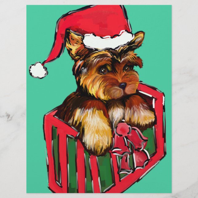 CHRISTMAS YORKIE POO (Front)