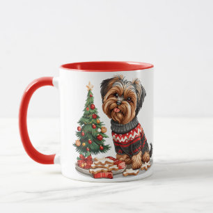 Christmas Yorkshire Terrier Dogs Mug