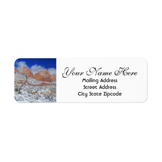 Christmas Zion Return Address (Front)