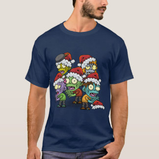 Christmas zombies funny T-Shirt