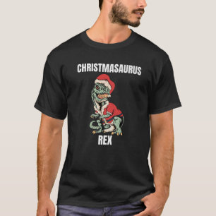 Christmasaurus Rex Santa T Rex Dinosaur Christmas T-Shirt