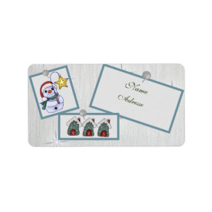 Christmasbild address label