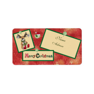 Christmasbild address label