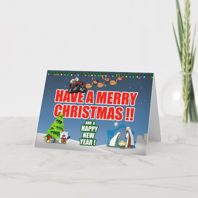 ChristmasCardFlat Holiday Card (Front)