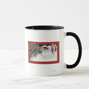 ChristmasSleeping Children and a Poem Mug