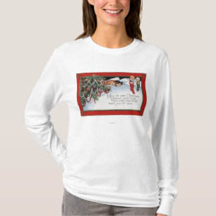 ChristmasSleeping Children and a Poem T-Shirt