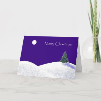 ChristmasSnowPainting Holiday Card