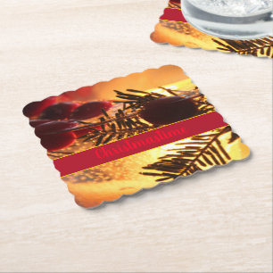 Christmastime Paper Coasters
