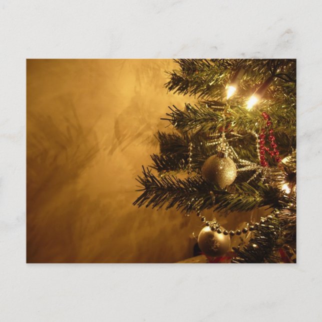 ChristmasTree Holiday Postcard (Front)