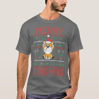 ChristmasXmas Dog LoverCorgi OwnerMerry Corgmas  T-Shirt