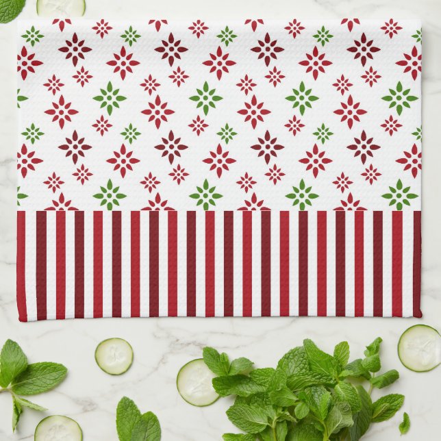 Christmasy Microfibre Serviette de cuisine (Plié)