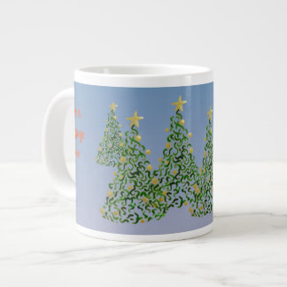 Christms Trees Large Coffee Mug